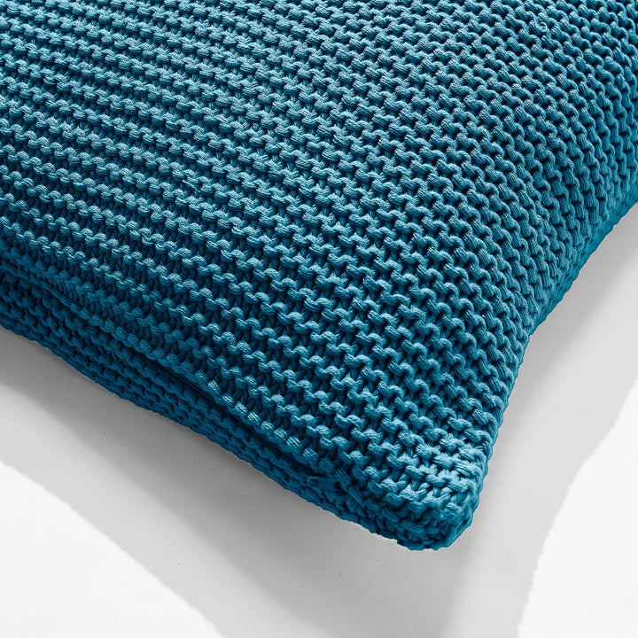 Coussin 47 x 47cm - 100% Coton Ellos Mer égée 02