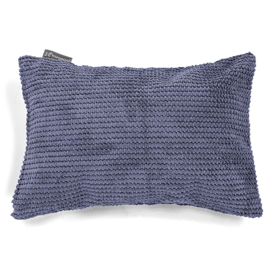 Coussin Rectangulaire 35 x 50cm - Velours Côtelé Gaufré Violet 01