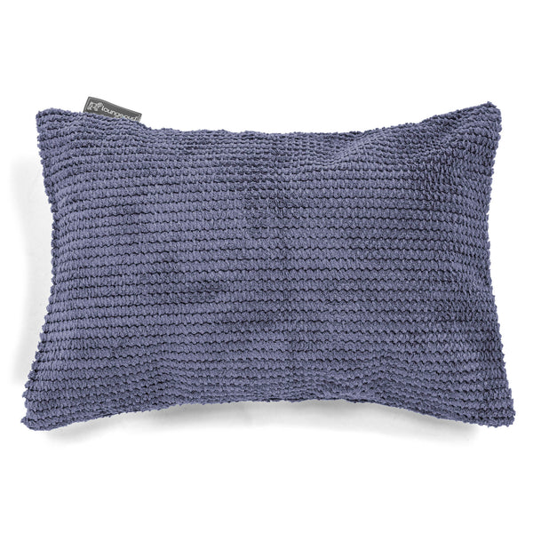 Coussin Rectangulaire 35 x 50cm - Velours Côtelé Gaufré Violet 01