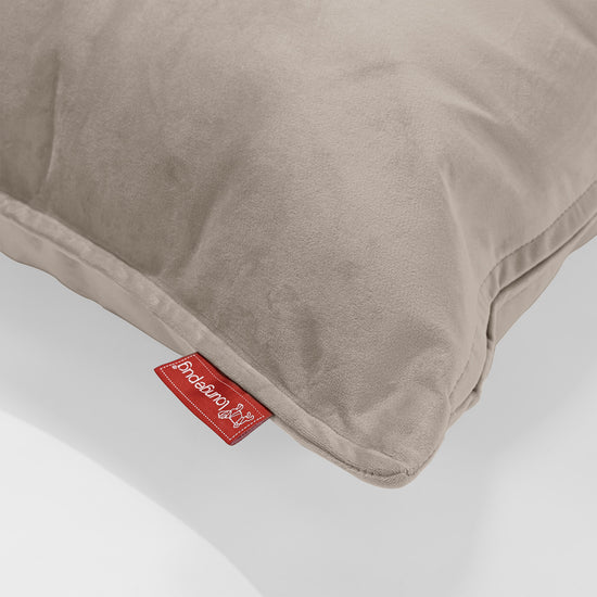 Coussin Rectangulaire 35 x 50cm - Velours Vison 02