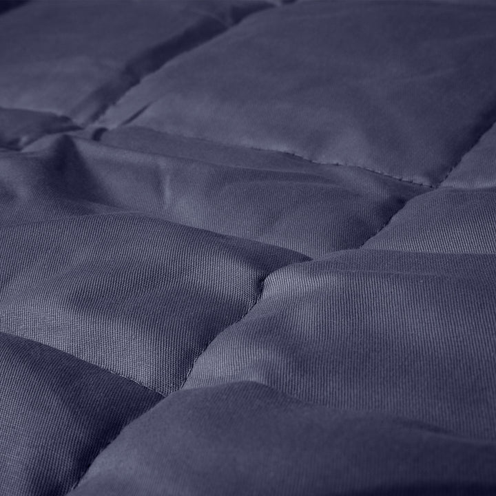 Couverture Lestée pour Adultes - Coton Bleu Foncé 04