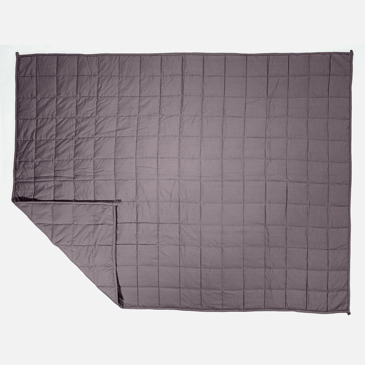 Couverture Lestée pour Adultes - Coton Gris 03