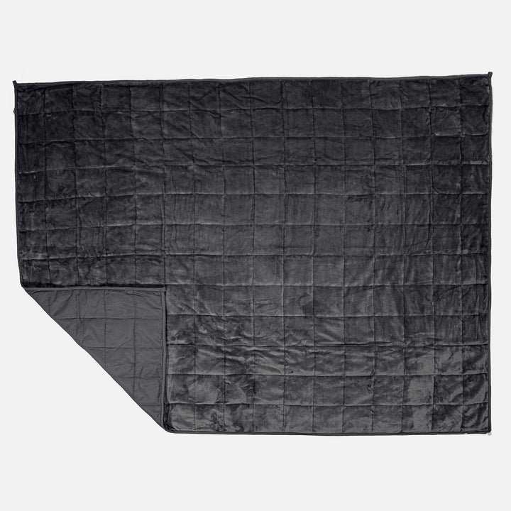 Couverture Lestée pour Adultes - Polaire sherpa Gris 03