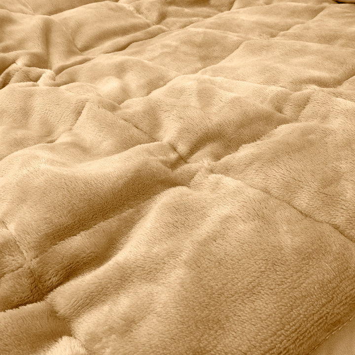 Couverture Lestée pour Adultes - Polaire sherpa Vison 04