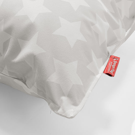 Grand Coussin 70 x 70cm - Imprimé Gris étoile 02