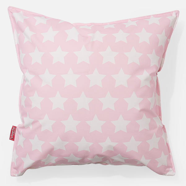 Grand Coussin 70 x 70cm - Imprimé Rose étoile 01