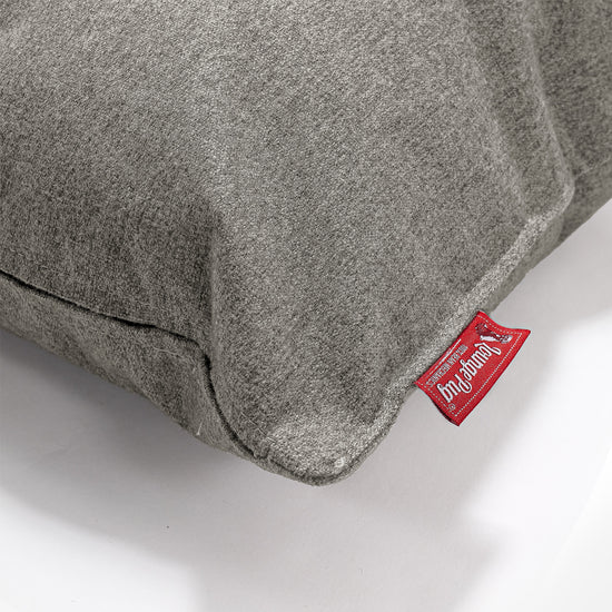 Grand Coussin 70 x 70cm - Interalli Laine Argent 02