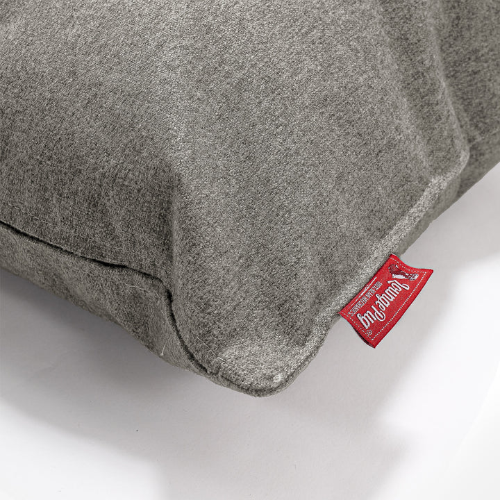 Grand Coussin 70 x 70cm - Interalli Laine Argent 02
