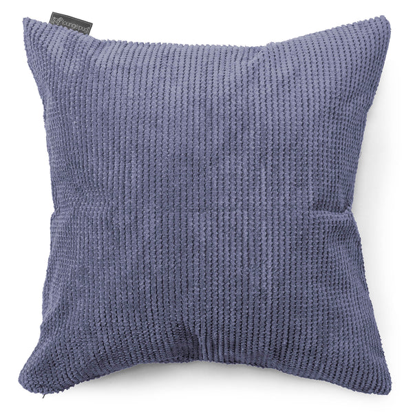 Grand Housse de Coussin 70 x 70cm - Velours Côtelé Gaufré Violet