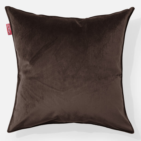 Grand Coussin 70 x 70cm - Velours Espresso 01