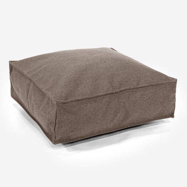 Grand Coussin de Sol - Interalli Laine Biscuit 01