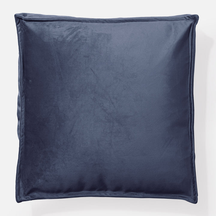 Grand Coussin de Sol - Velours Bleu Marine 02