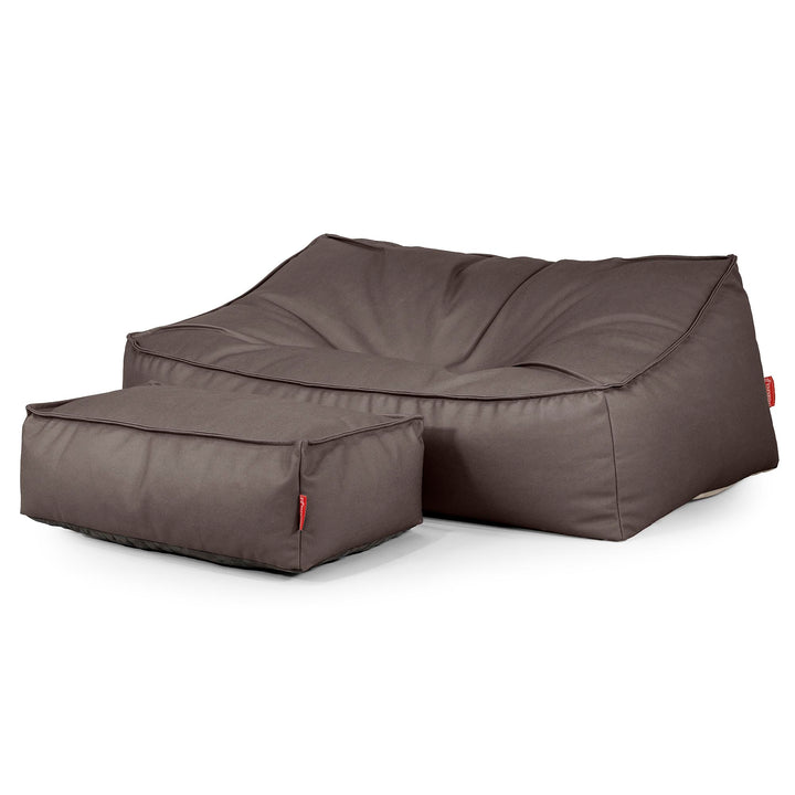 Le Canapé Pouf Doudou - Cuir Végan Chocolat 02
