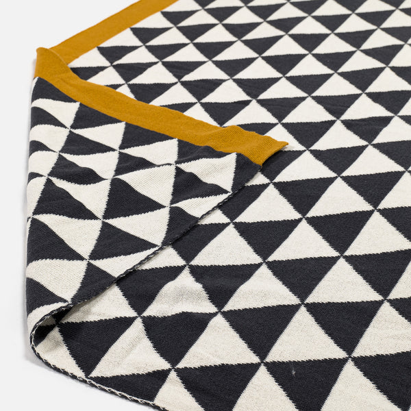 Couverture / Plaid - 100% Coton Geo 03