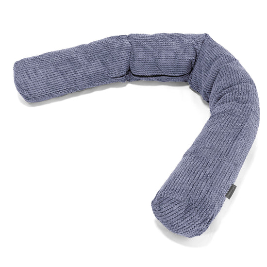 Traversin XXL - Velours Côtelé Gaufré Violet 01