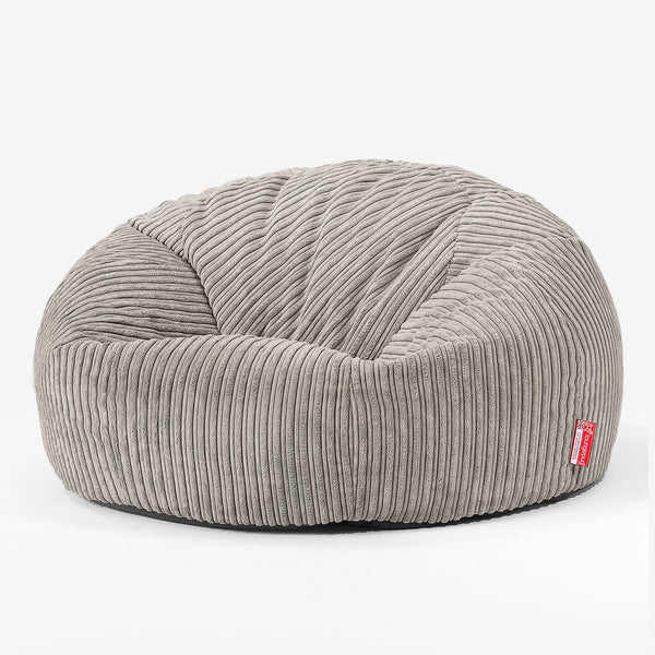 Canapé Pouf pour Enfant 6-14 ans - Côtelé Vison 01