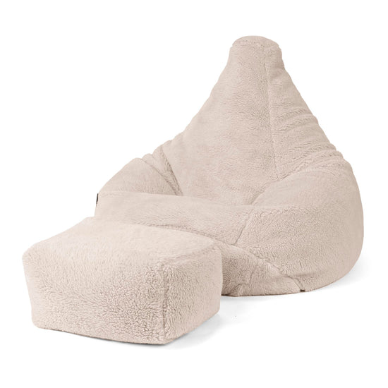Pouf Poire Gamer - Fausse Fourrure Nounours Vison 04