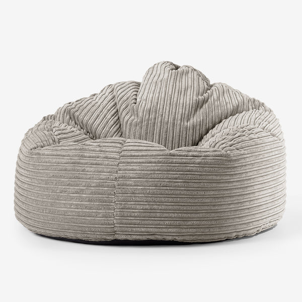 Pouf Géant Câlinou pour Enfants 3-8 ans - Côtelé Vison 01