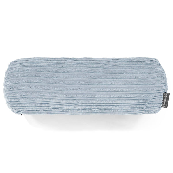 Traversin 20 x 55cm - Côtelé Bébé Bleu 01