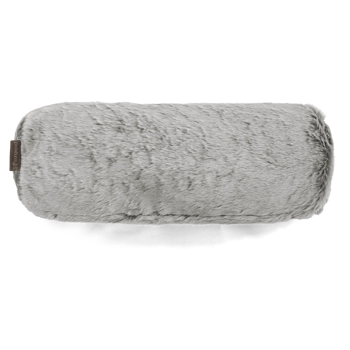 Traversin 20 x 55cm - Fausse Fourrure Lapin Gris clair 02