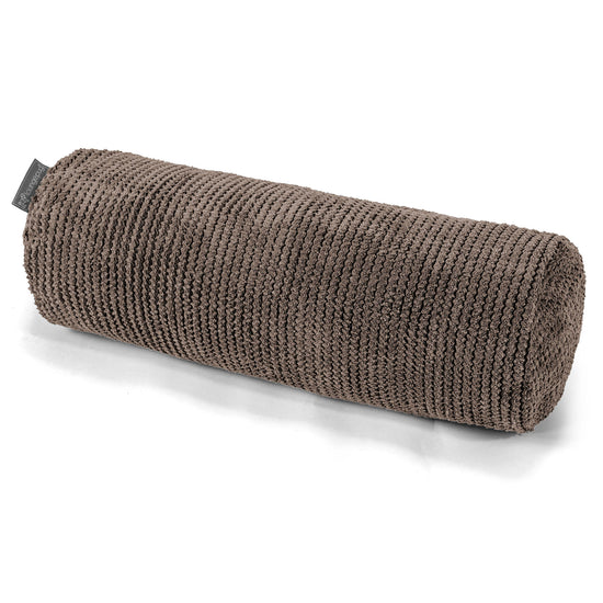 Traversin 20 x 55cm - Velours Côtelé Gaufré Chocolat 01