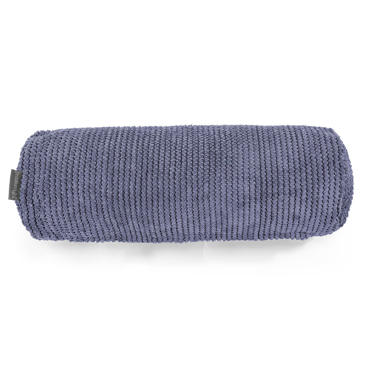 Traversin 20 x 55cm - Velours Côtelé Gaufré Violet 02