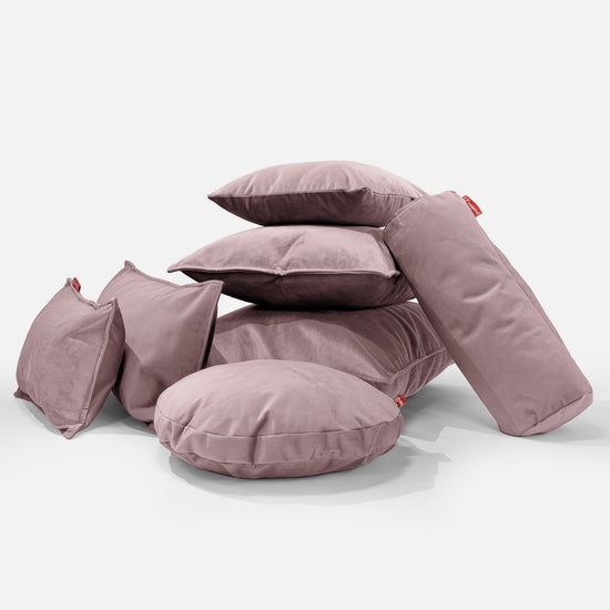 Traversin 20 x 55cm - Velours Rose 04
